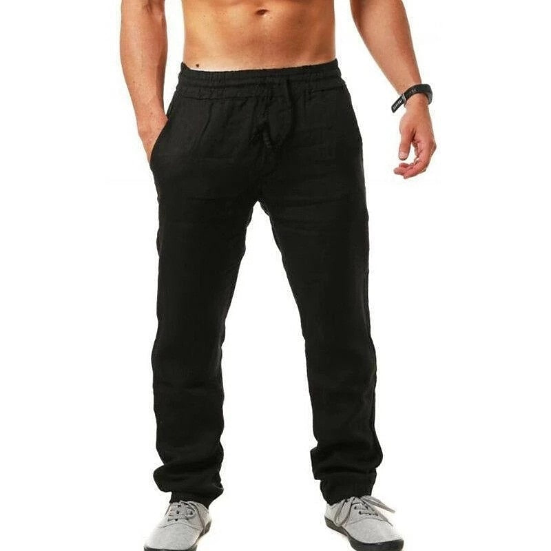 Emmanuel Linen Joggers
